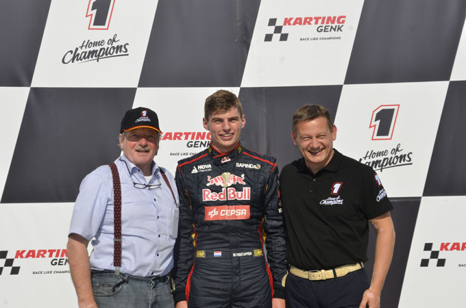 Max Verstappen in Genk racexpress